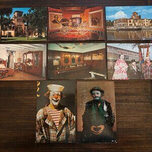 Ringling Bros. and Barnum & Bailey Circus Lot of Postcards ~ Sarasota FL ~ Clown